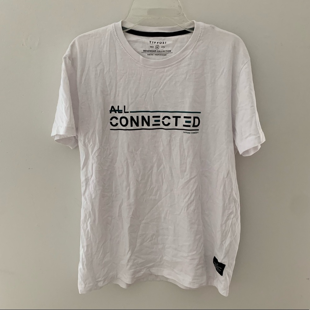 White “All Connected” T-shirt